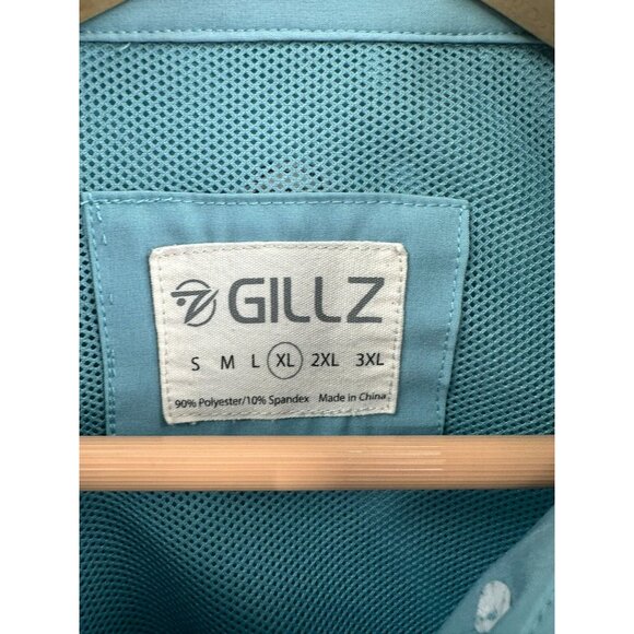 Gillz Fishing Shirt Mens Size XL Outdoor Natural Normcore Relaxed Sporty Utility - Picture 5 of 9